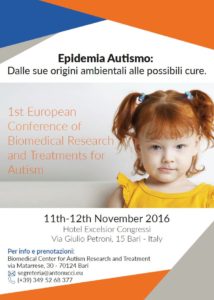 Prima conferenza europea di ricerca biomedica e trattamento per l'autismo